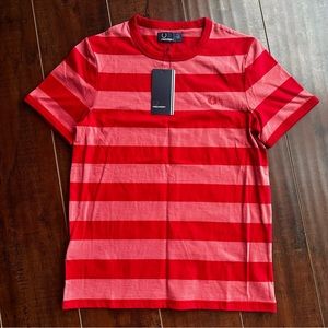 FRED PERRY Striped Tee Sz US 6